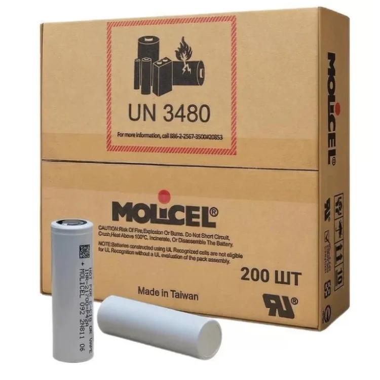 Акумулятор Molicel INR21700 p42a 4200mah 45a
