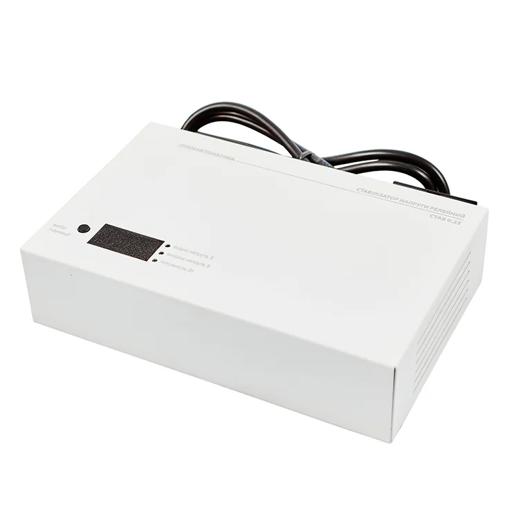 Стабілізатор напруги Промавтоматика СТАБ 0.25 релейний білий