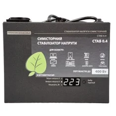 Стабілізатор напруги Промавтоматика СТАБ 0.4 симісторний чорний